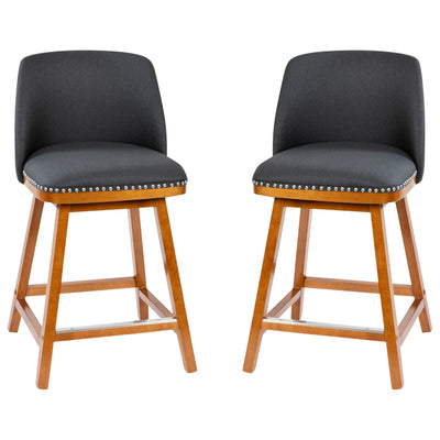 upholstered restaurant counter stools with accent nail trim