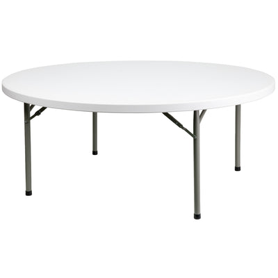 round plastic folding table