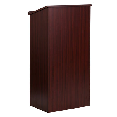 mahogany floor lectern