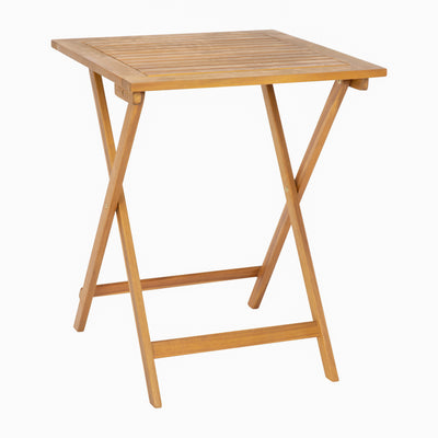 wood folding patio bistro table