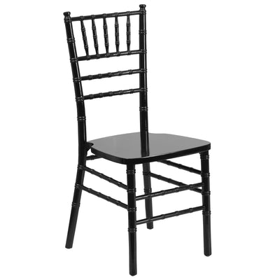 black wood chiavari chair