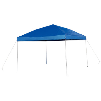 10'x10' Outdoor Pop Up Event Slanted Leg Canopy Tent with Carry Bag - View 1