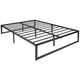 Full |#| 14inch Full Platform Bed Frame; 10inch Pocket Spring Mattress & 2inch Memory Foam Topper