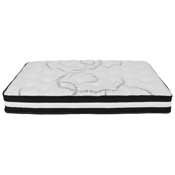 Full |#| 14inch Full Platform Bed Frame; 10inch Pocket Spring Mattress & 2inch Memory Foam Topper