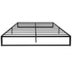 King |#| 14inch King Platform Bed Frame; 10inch Pocket Spring Mattress & 2inch Memory Foam Topper