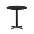 24'' Round Laminate Table Top with 22'' x 22'' Table Height Base