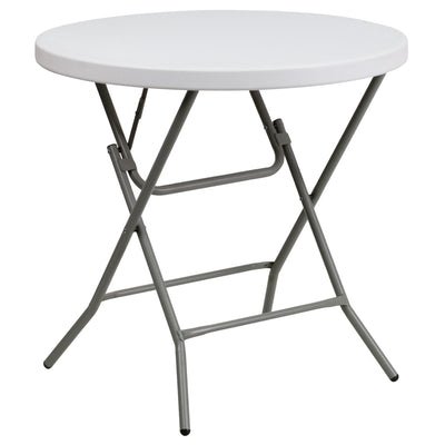 2.63-Foot Round Plastic Folding Table - View 1