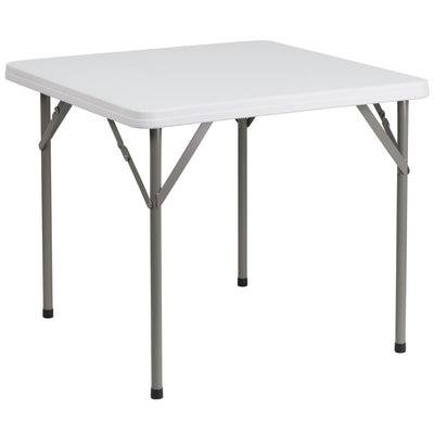 2.85-Foot Square Plastic Folding Table - View 1