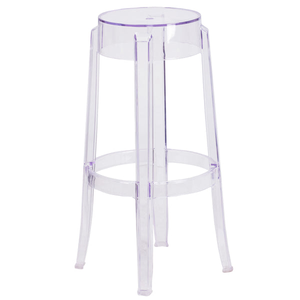 29.75inch High Transparent Barstool - Restaurant & Bar Furniture