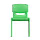 Green |#| 2 Pack Green Plastic Stackable School Chair with 13.25inchH Seat, K-2 School Chair