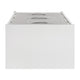 Gray Drawers/White Frame |#| 3 Drawer Vertical Storage Dresser with White Wood Top & Gray Fabric Pull Drawers