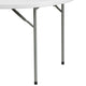 4-Foot Round Granite White Plastic Folding Table - Banquet / Event Folding Table