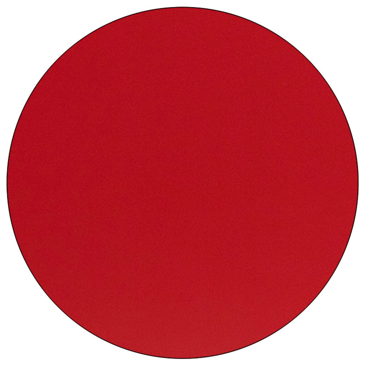 Red |#| 48inch Round Red HP Laminate Activity Table - Height Adjustable Short Legs