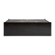 Gray Drawers/Black Frame |#| 5 Drawer Storage Chest with Black Wood Top & Dark Gray Fabric Pull Drawers