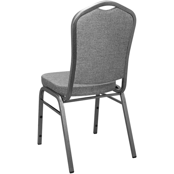 Charcoal Grey Fabric/Silver Vein Frame |#|