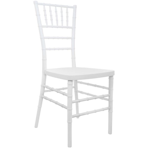 White |#| White Resin Chiavari Chair