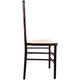 Mahogany |#| Mahogany Resin Chiavari Chair