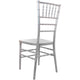 Silver |#| Silver Resin Chiavari Chair