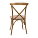 Dark Natural |#| Hand Scraped Dark Natural X-Back Chair