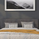 Dark Gray,King |#| Quilted Tufted Upholstered King Size Headboard in Dark Gray Fabric