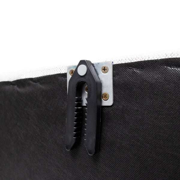 Dark Gray |#| Contemporary Modular Sectional Sofa Left Side Chair with Armrest - DK GY Fabric
