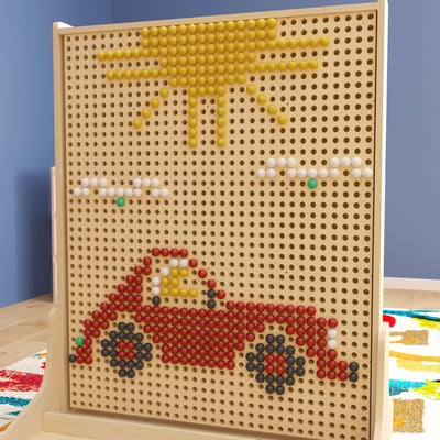 Bright Beginnings Commercial Grade 512 Piece Peg Accessory Pack for Modular STEAM Walls - View 2
