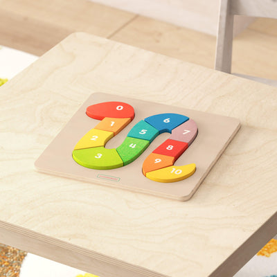 Bright Beginnings Commercial Grade Birch Plywood STEM Number Snake Puzzle Board - View 2