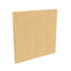 Commercial Grade 31.5inchW x 31.5inchH Peg Panel for Modular STEAM Wall System-Natural