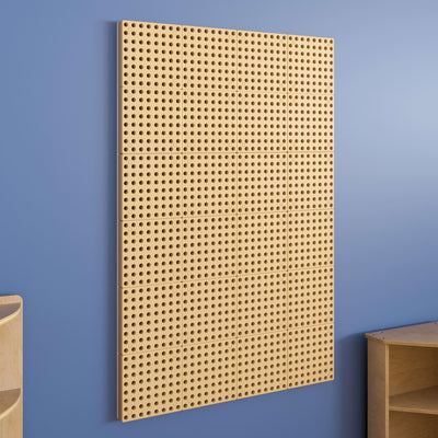 Bright Beginnings Commercial Grade Multipurpose Modular STEAM Wall Peg System Panel - View 2