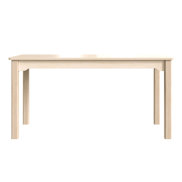Commercial 23.5 x 47.25 Rectangular Wooden Classroom Activity Table - Beech