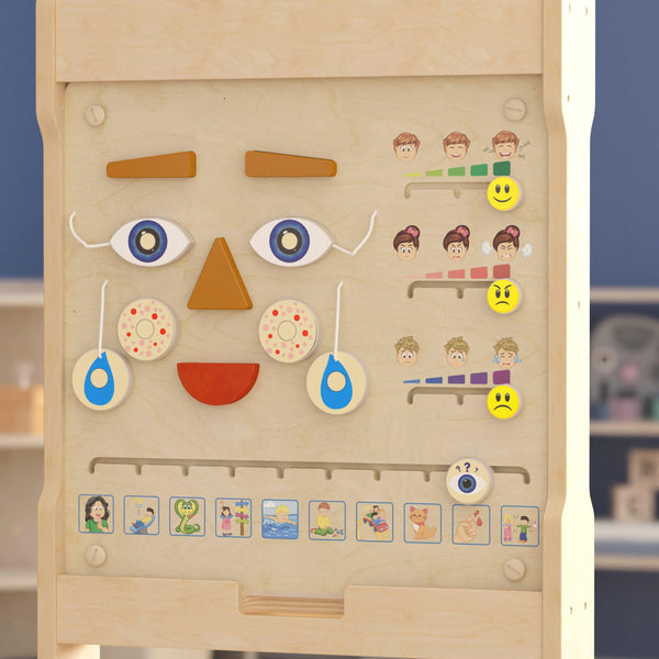Commercial Grade STEAM Wall Wooden Feelings/Moods Accessory Board