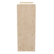 Commercial Grade Natural Finish Wooden Classroom 3 Shelf Storage Unit, Kid Safe