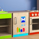 Wooden Commercial Grade Kid's Kitchen Refrigerator with Storage