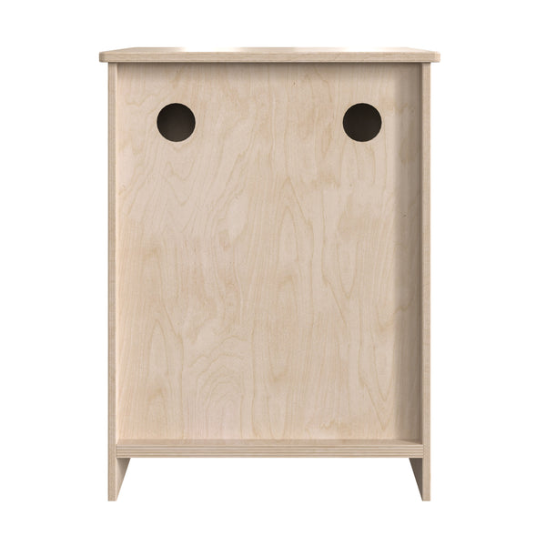 Wooden Commercial Grade Kid's Kitchen Refrigerator with Storage