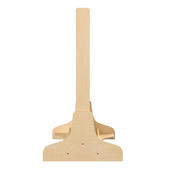 Commercial Grade Double Sided STEAM Wall System with Peg Panels - Natural