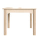 Commercial Grade 23.5inch Square Wooden Preschool Classroom Activity Table - Beech