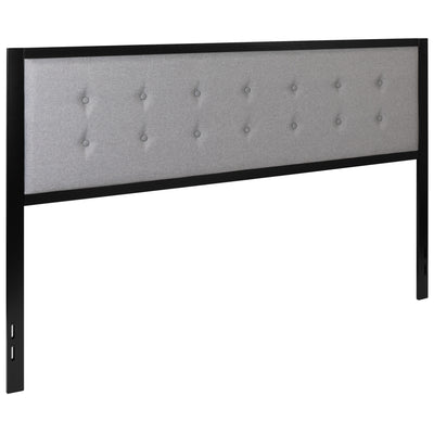 Bristol Metal Tufted Upholstered Headboard - Modern Headboard - View 1