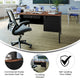 Walnut |#| Commercial Right Side Single Pedestal Desk-3 Locking Drawers in Walnut-30x48