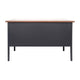 Walnut |#| Commercial Right Side Single Pedestal Desk-3 Locking Drawers in Walnut-30x48