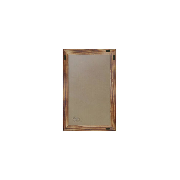 Torched Brown |#| Set of 10 Wall Mounted Magnetic Chalkboards in Torched Wood - 9.5inch x 14inch