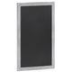 White Washed,24inchW x 0.75inchD x 36inchH |#| 24inch x 36inch Wall Mounted Magnetic Chalkboard with Wooden Frame - Whitewashed