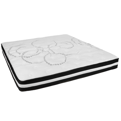 Capri Comfortable Sleep 10 Inch CertiPUR-US Certified Hybrid Pocket Spring Mattress, Mattress in a Box - View 1