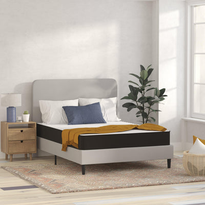 Capri Comfortable Sleep 8 Inch CertiPUR-US Certified Foam and Innerspring Hybrid Mattress, Mattress in a Box