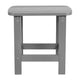 Gray |#| All-Weather Poly Resin Adirondack Side Table in Gray - Patio Table