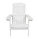 White |#| Outdoor White All-Weather Poly Resin Wood Adirondack Chair