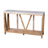 Charlotte Modern 2-Tier Farmhouse Entryway Living Room Console Accent Table