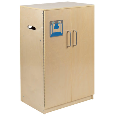 Children's Wooden Kitchen Refrigerator for Commercial or Home Use - Safe, Kid Friendly Design