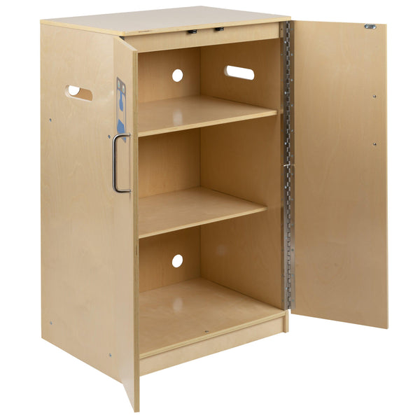 Children's Wood Refrigerator for Commercial or Home Use - Kid Friendly Design