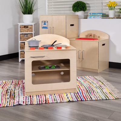 Children's Wooden Kitchen Stove for Commercial or Home Use - Safe, Kid Friendly Design - View 2