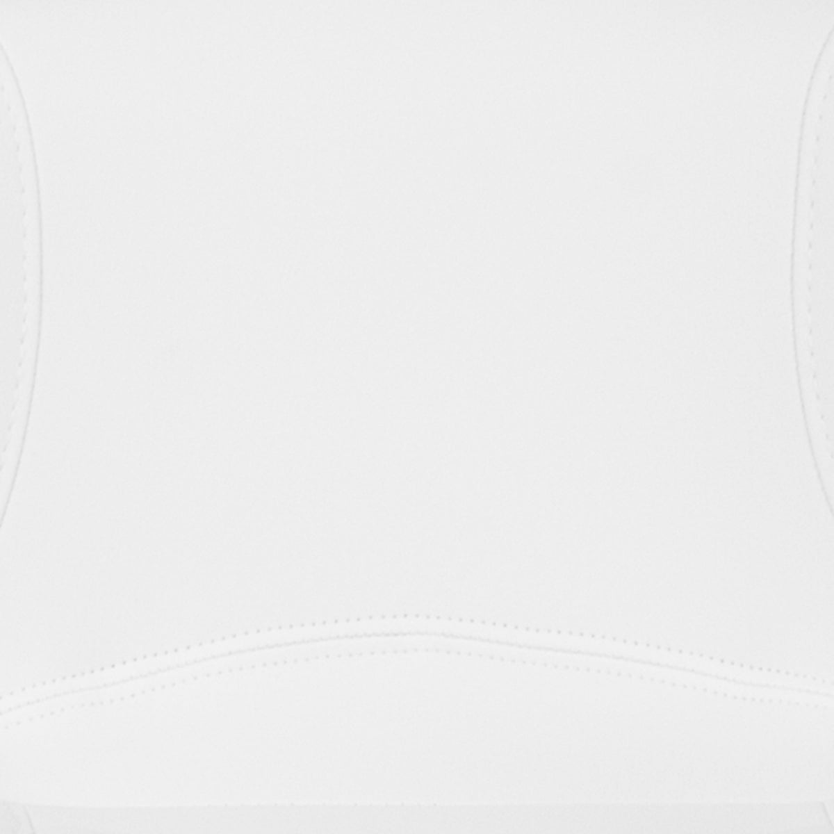 White Vinyl |#| Contemporary White Vinyl Adjustable Barstool with Curved Back & Chrome Base